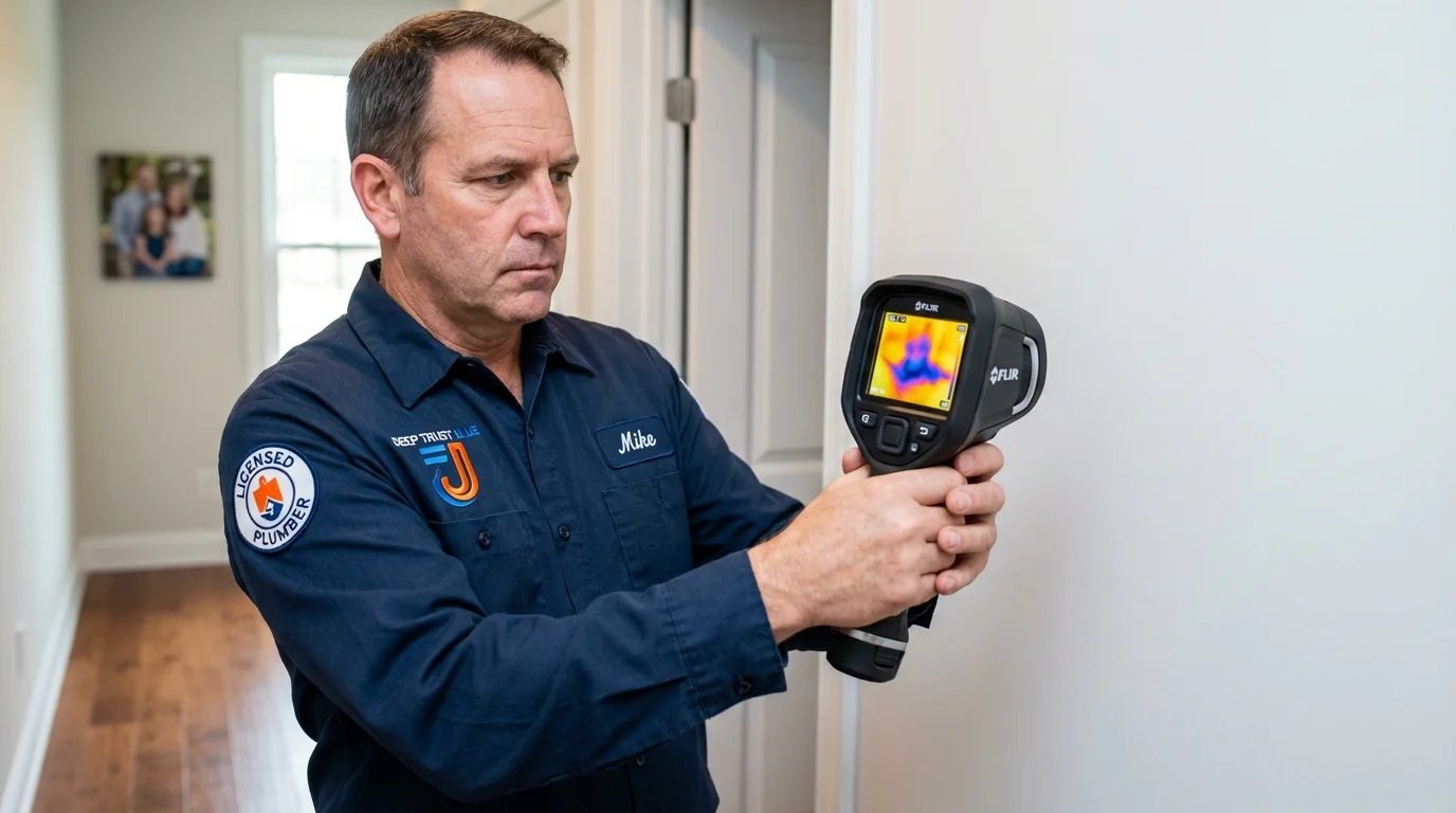 Thermal imaging leak detection by Johns Plumbing LLC in Summerville